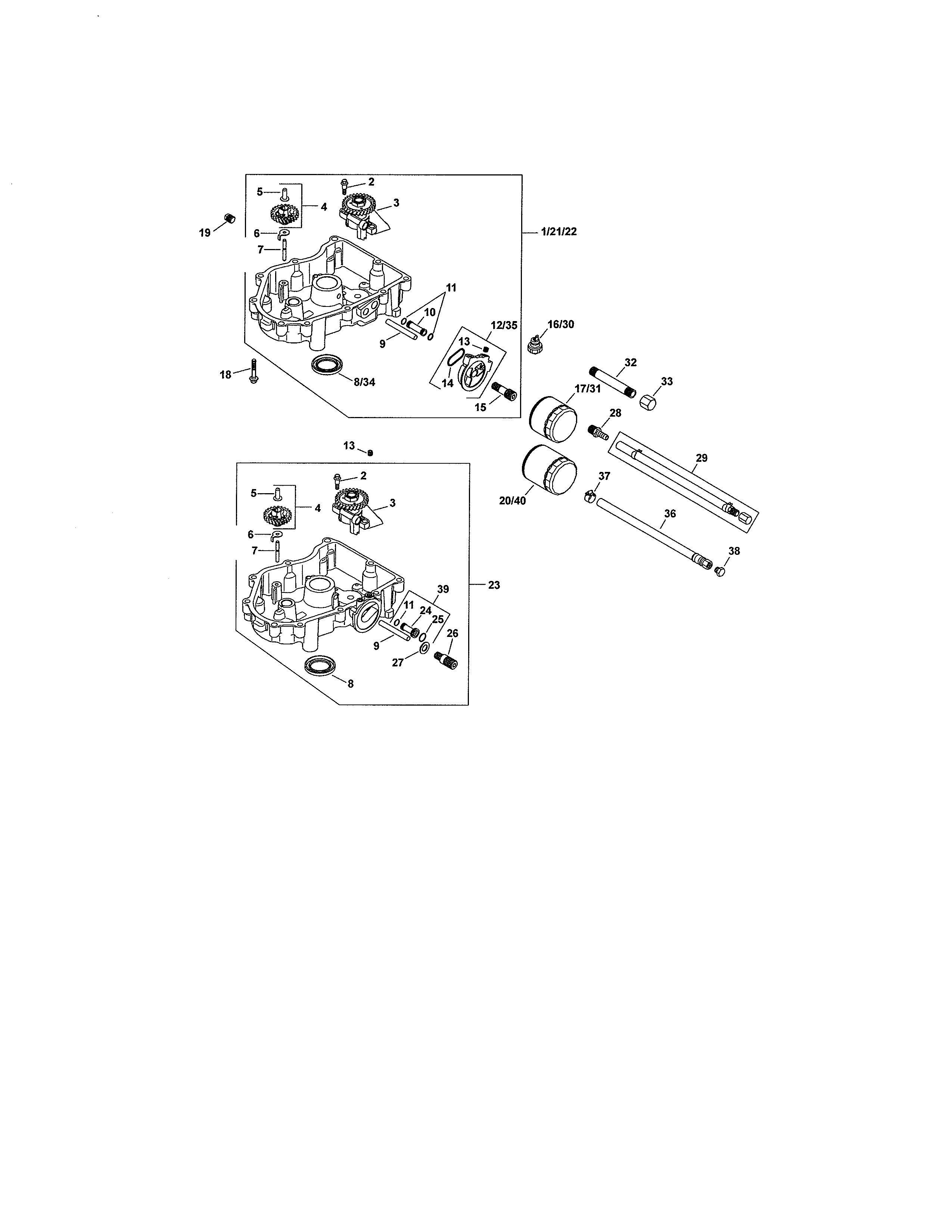 Oil pan/lubrication