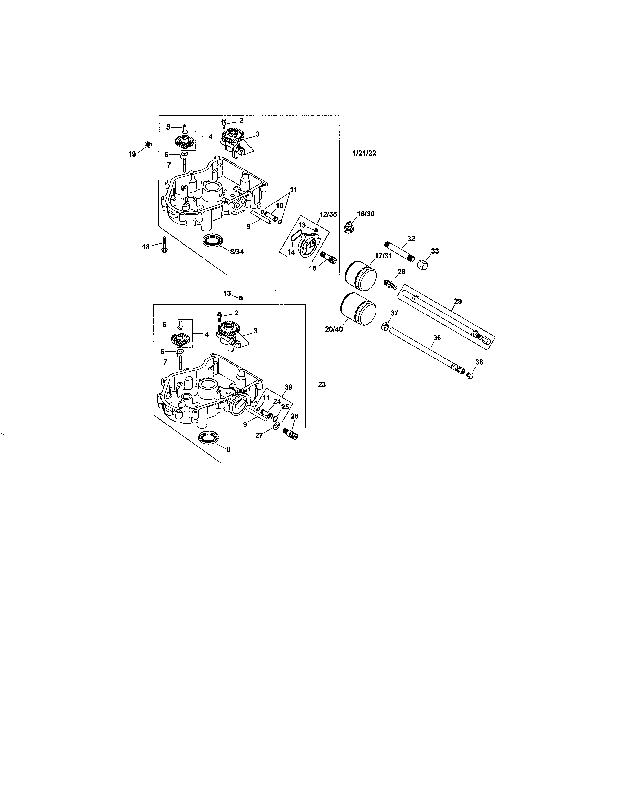Oil pan/lubrication