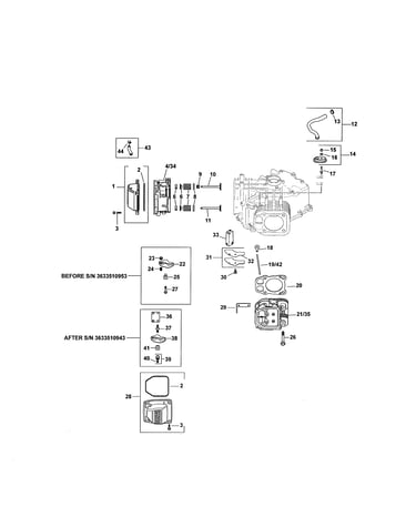 Head/valve/breather