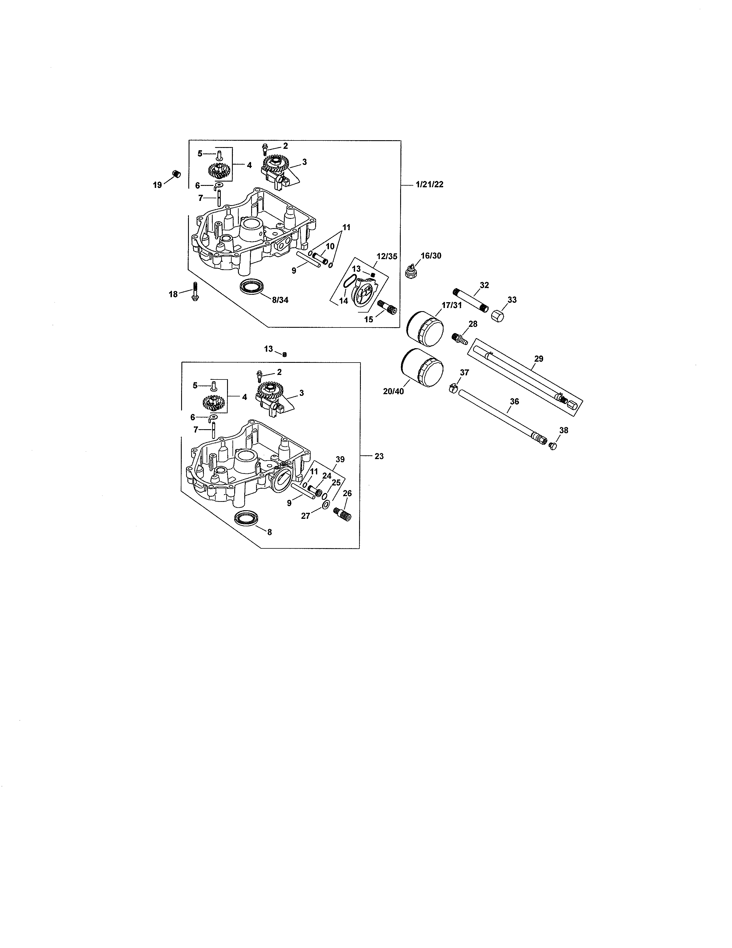 Oil pan/lubrication