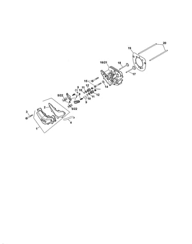 Head/valve/breather
