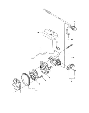 Carburetor/air filter 435,435e,440e