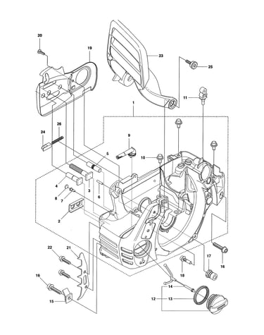 Crankcase 435,435e,440e