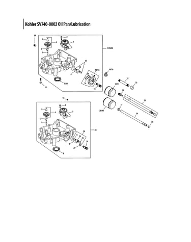 Oil pan/lubrication