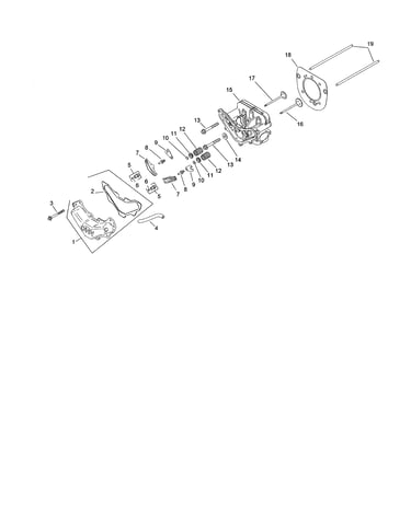 Head,valve / breather assembly