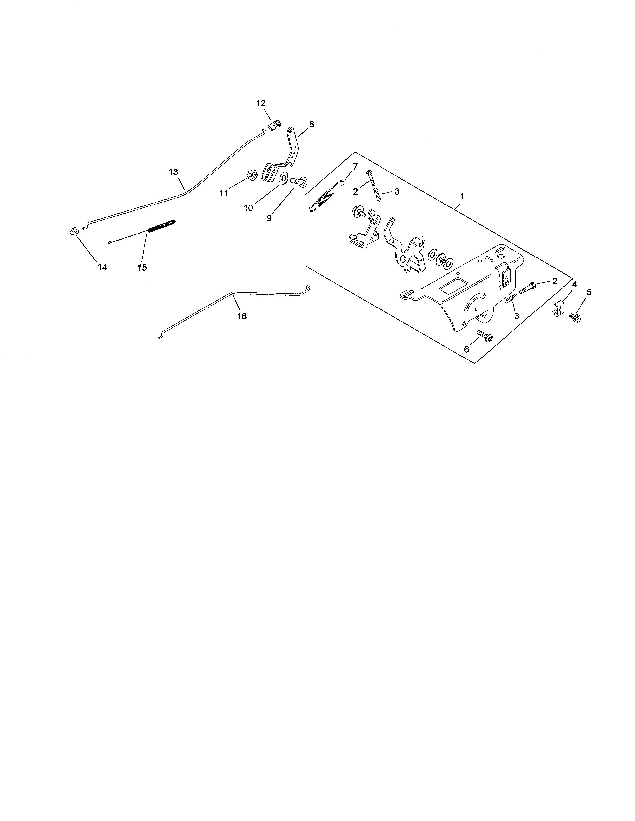 Engine control assembly