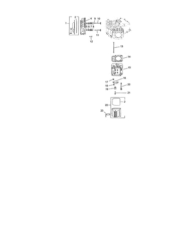 Head, valve / breather assembly