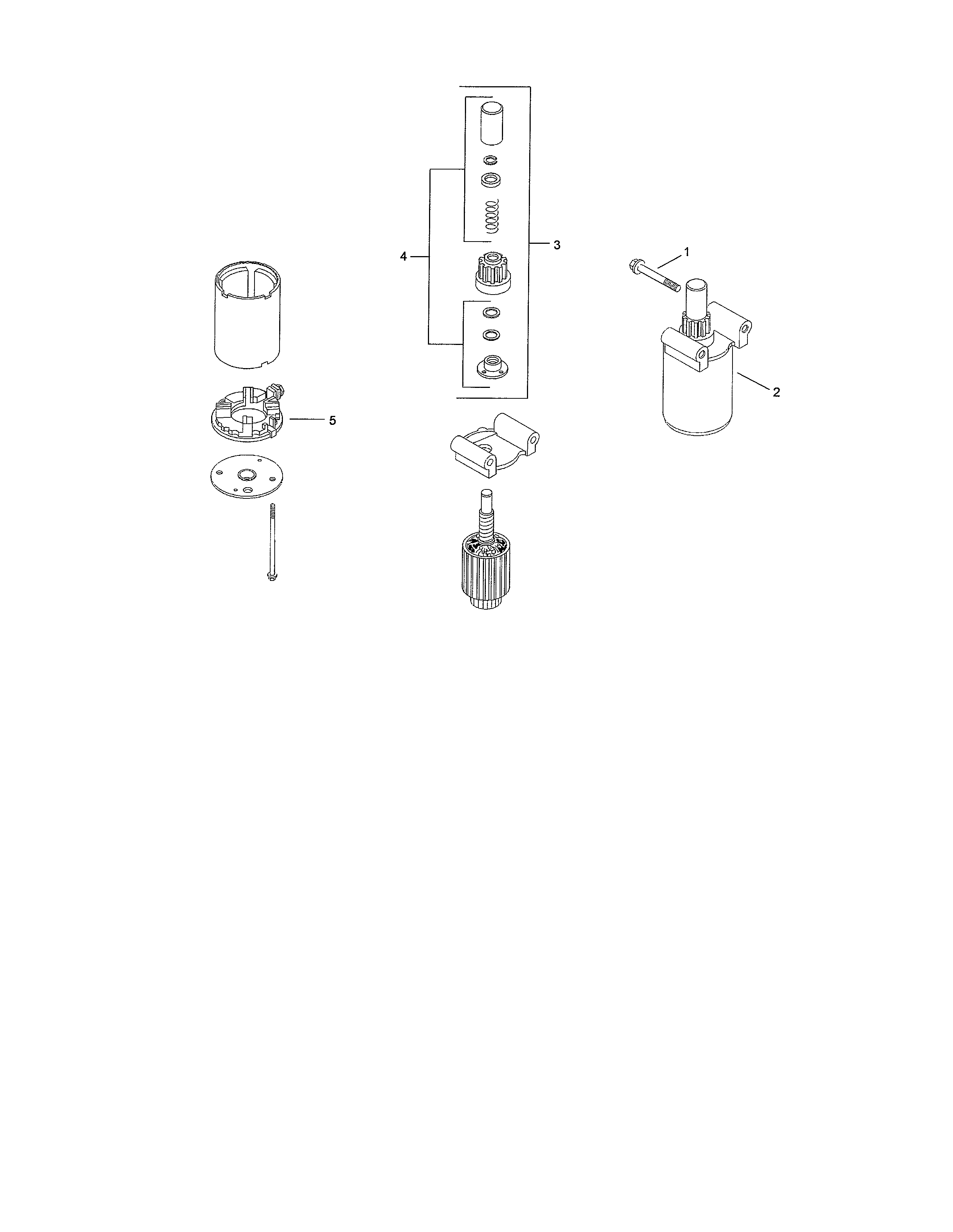 Starting system assembly