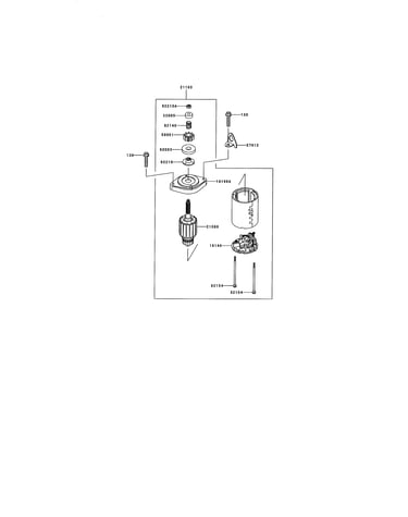 Electric starter/cover assembly