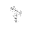 Piston/crankshaft