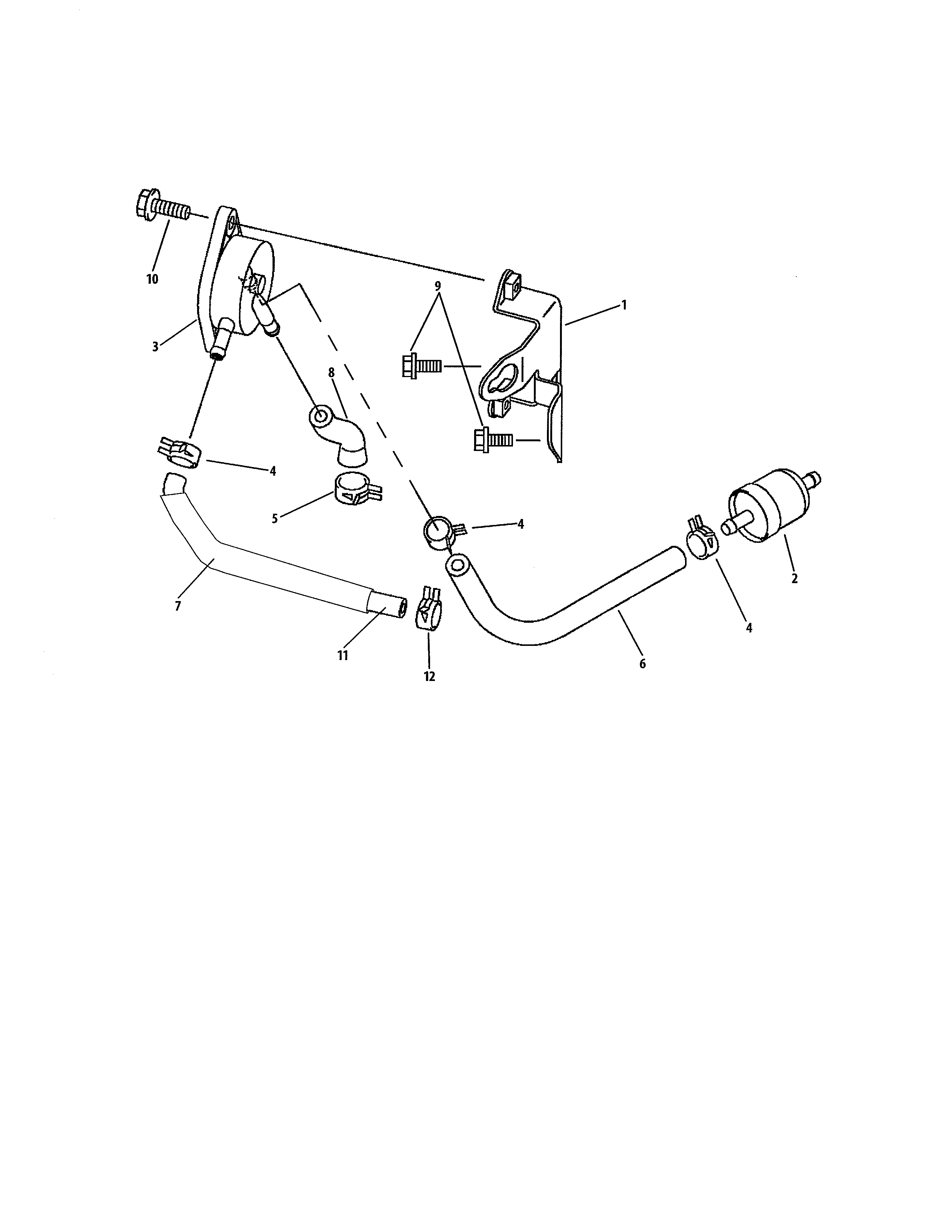 Fuel pump and filter