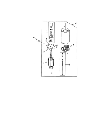 Gear and starter assembly