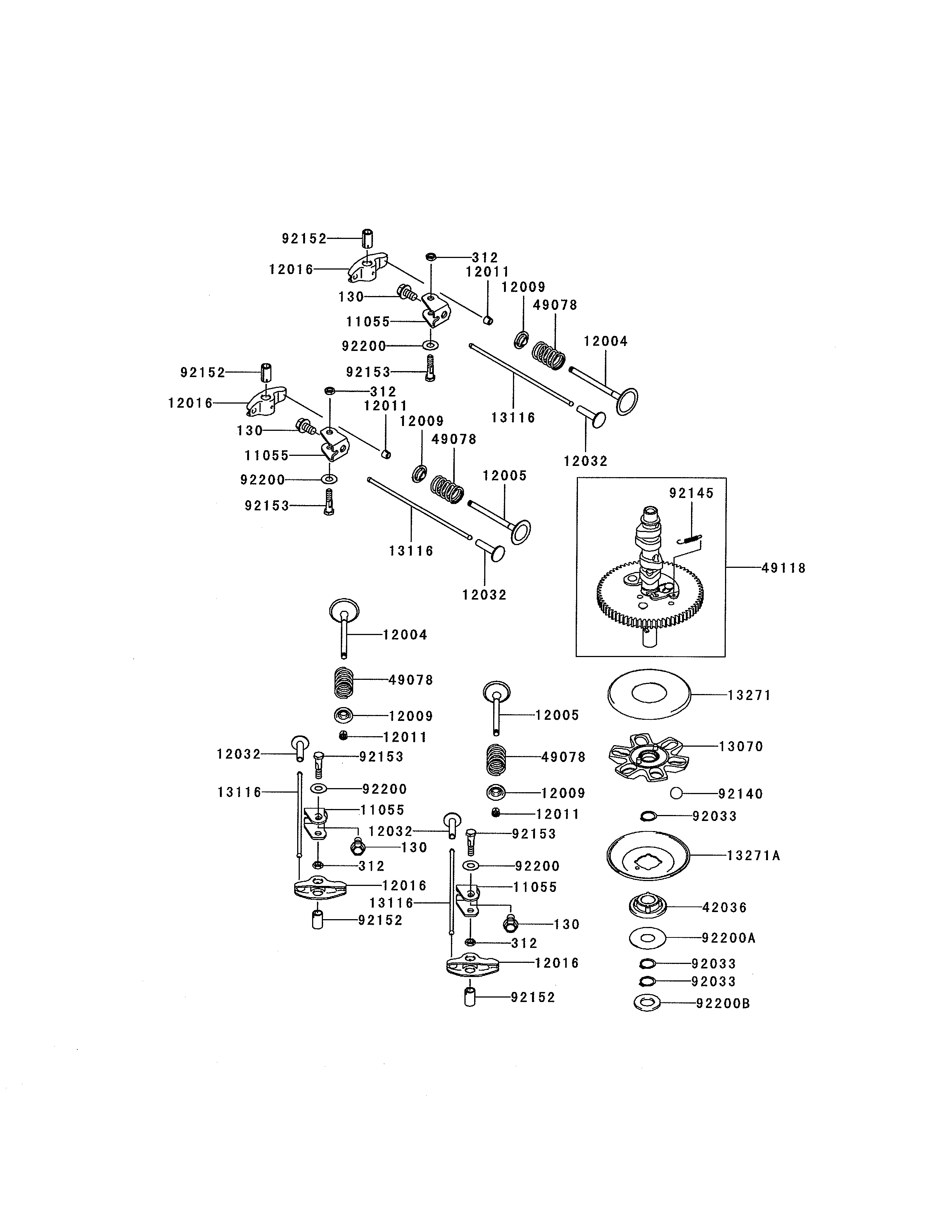 Valve and camshaft