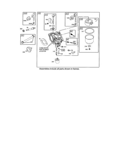 Carburetor assembly