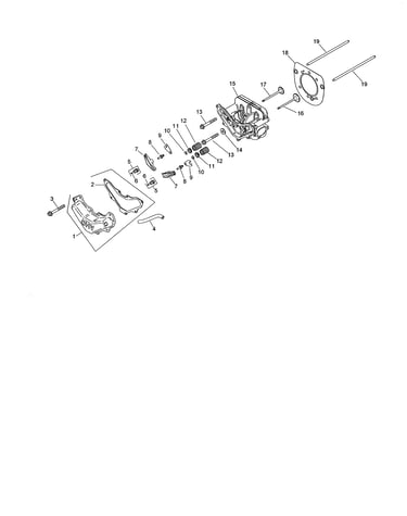 Head/valve/breather assembly
