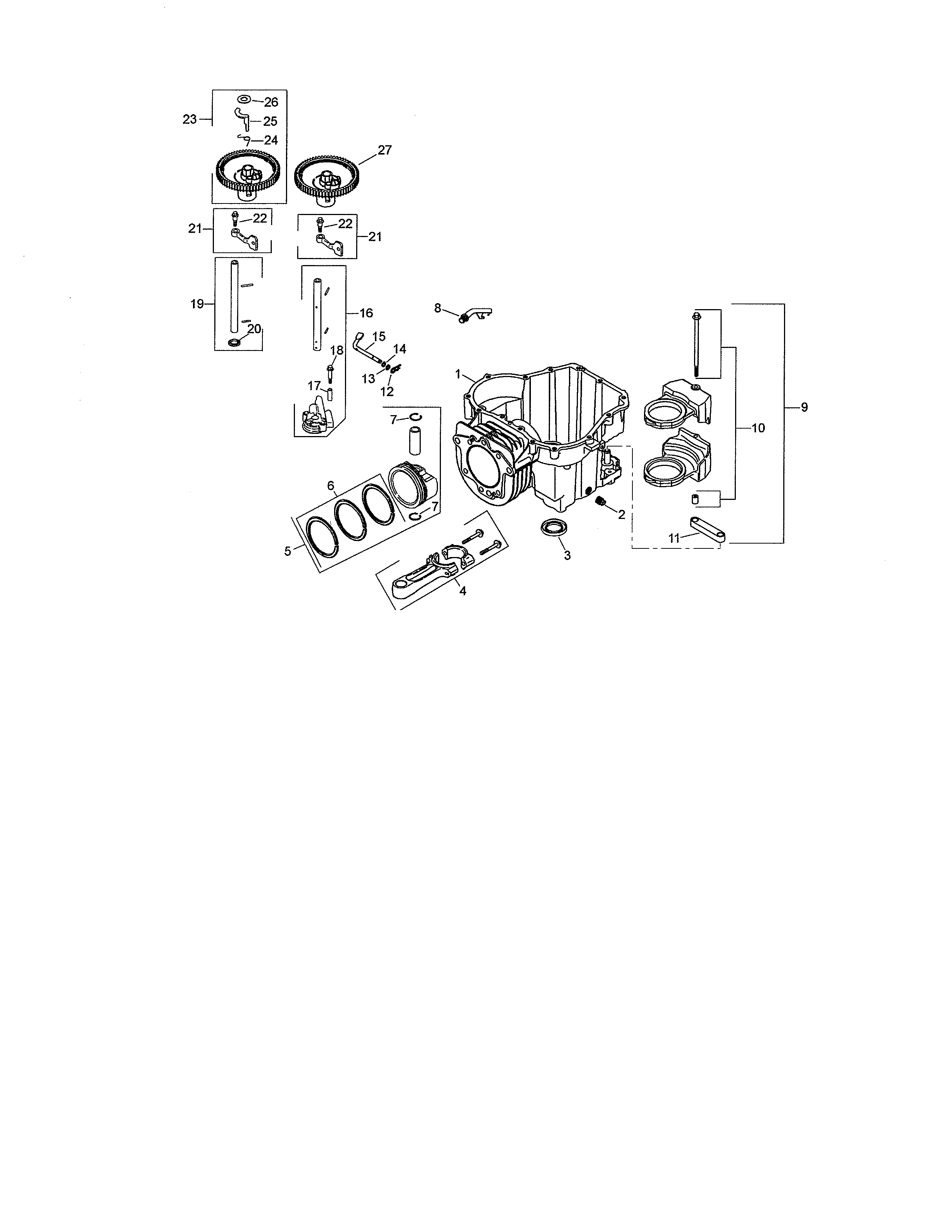 Crankcase assembly