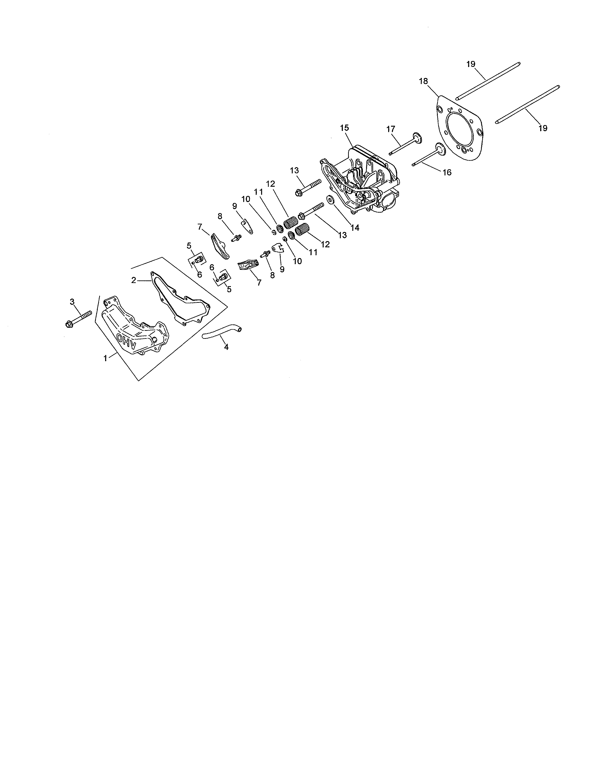 Head/valve/breather assembly