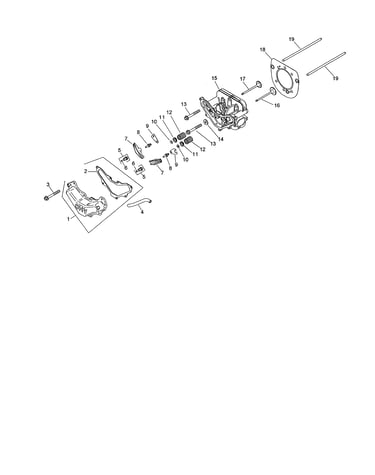 Head/valve/breather assembly