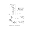 Craftsman 917370650 carburetor/fuel tank/muffler diagram