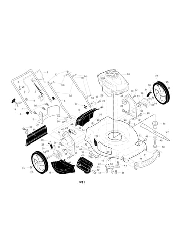 Engine/housing/handle