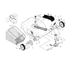 Craftsman 917370870 drive control/gear case/wheels diagram