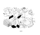 Craftsman 917374094 engine/housing/handle diagram