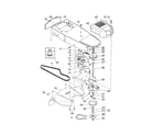 Craftsman 917773763 chassis/deflector diagram