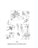 Cylinder/crankshaft/sump