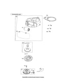 Blower housing/flywheel