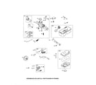 Briggs & Stratton 10L802-0858-F1 carburetor/fuel tank diagram