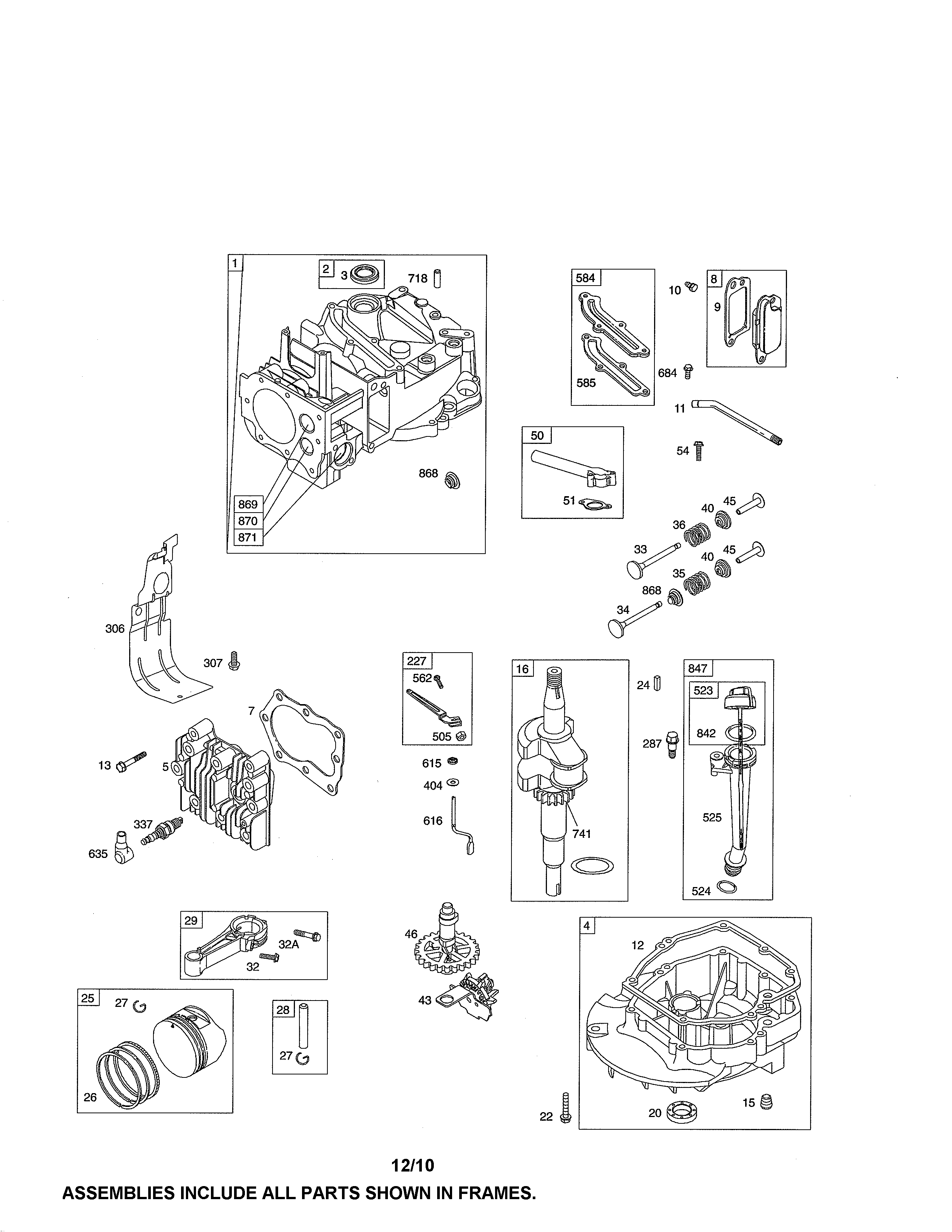 CYLINDER/CRANKSHAFT/SUMP