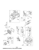 Cylinder/crankshaft/sump