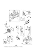 Cylinder/crankshaft/sump