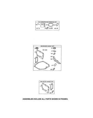 Gasket sets