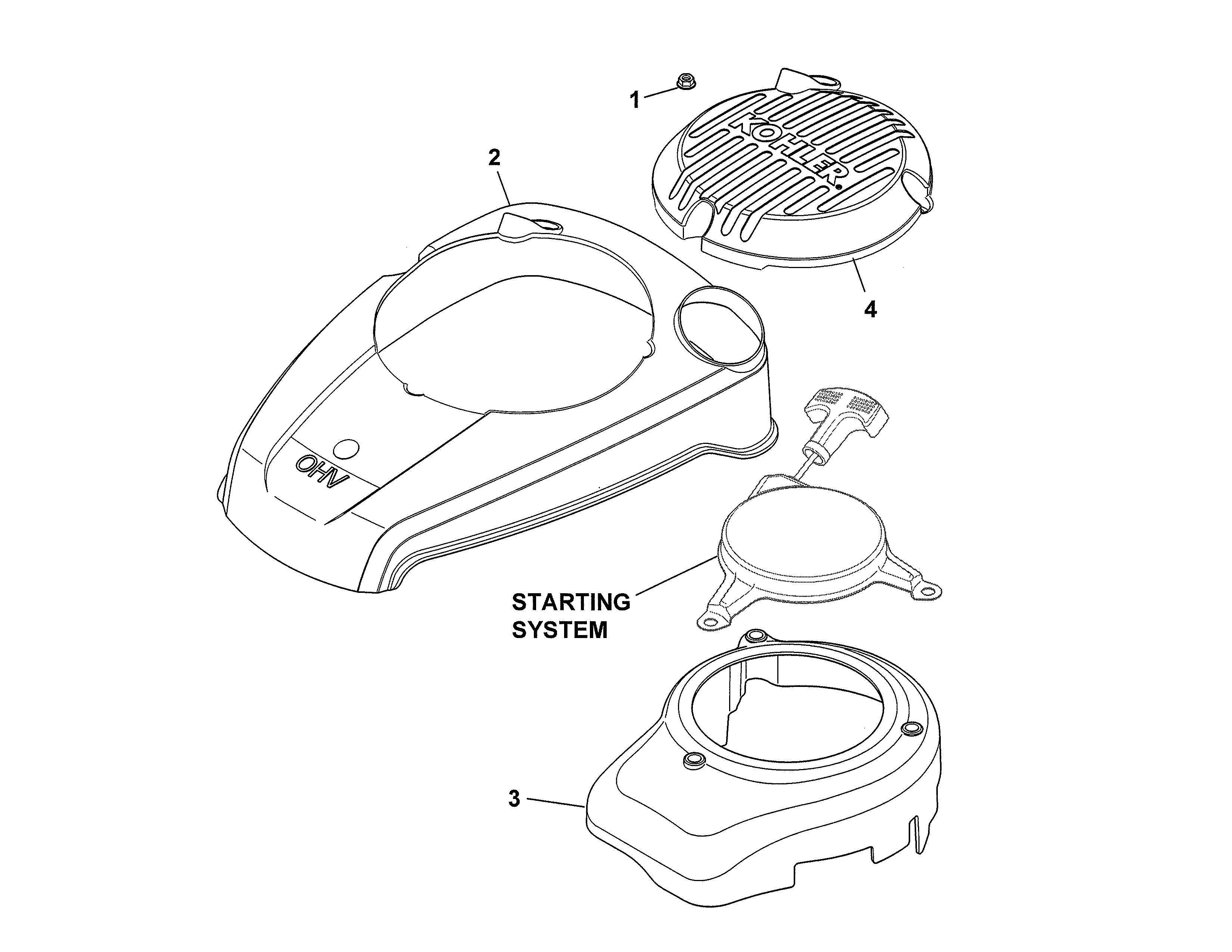 BLOWER HOUSING/BAFFLES