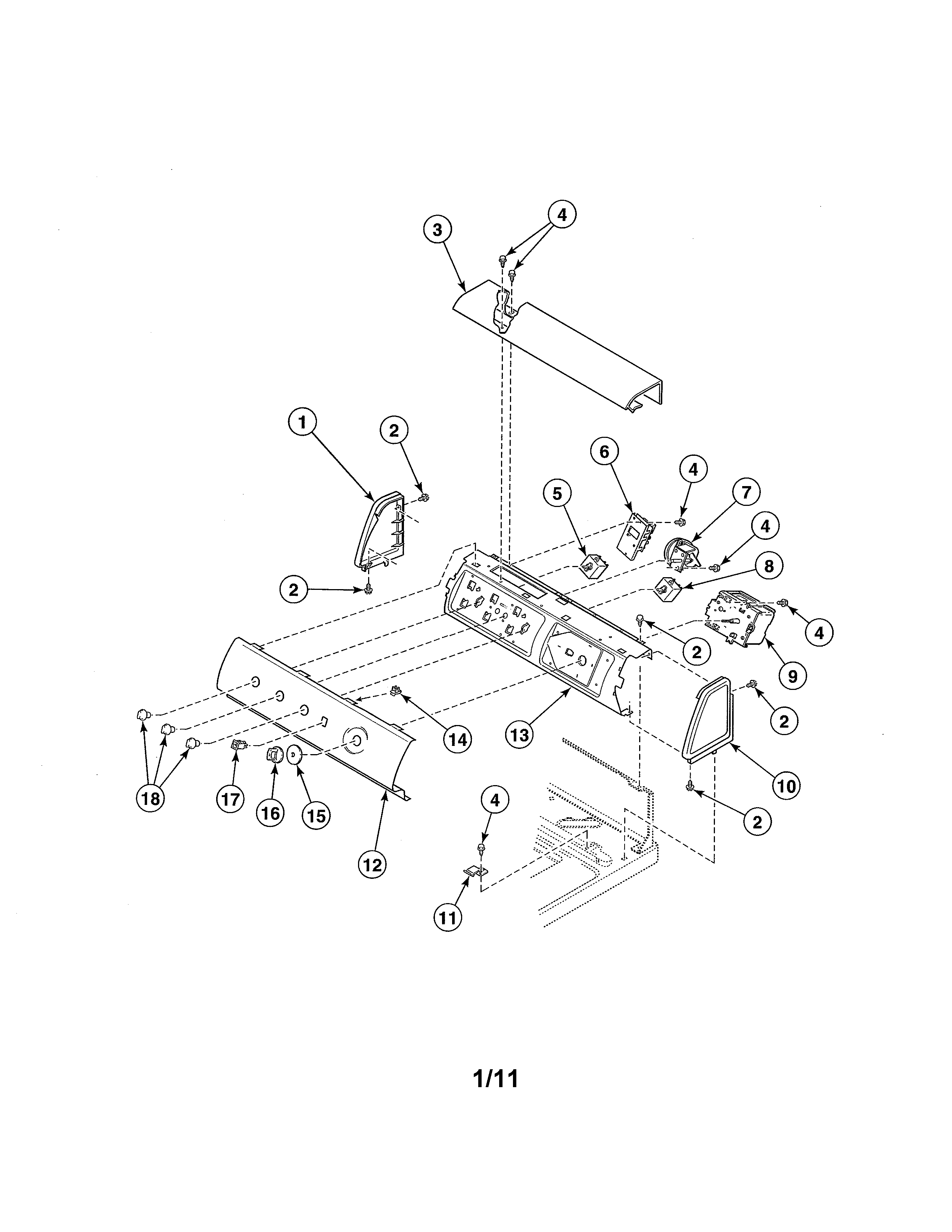 Graphic panel/control support panel