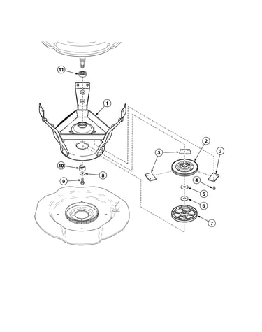 Weldment/bearing assy/brake/pulley