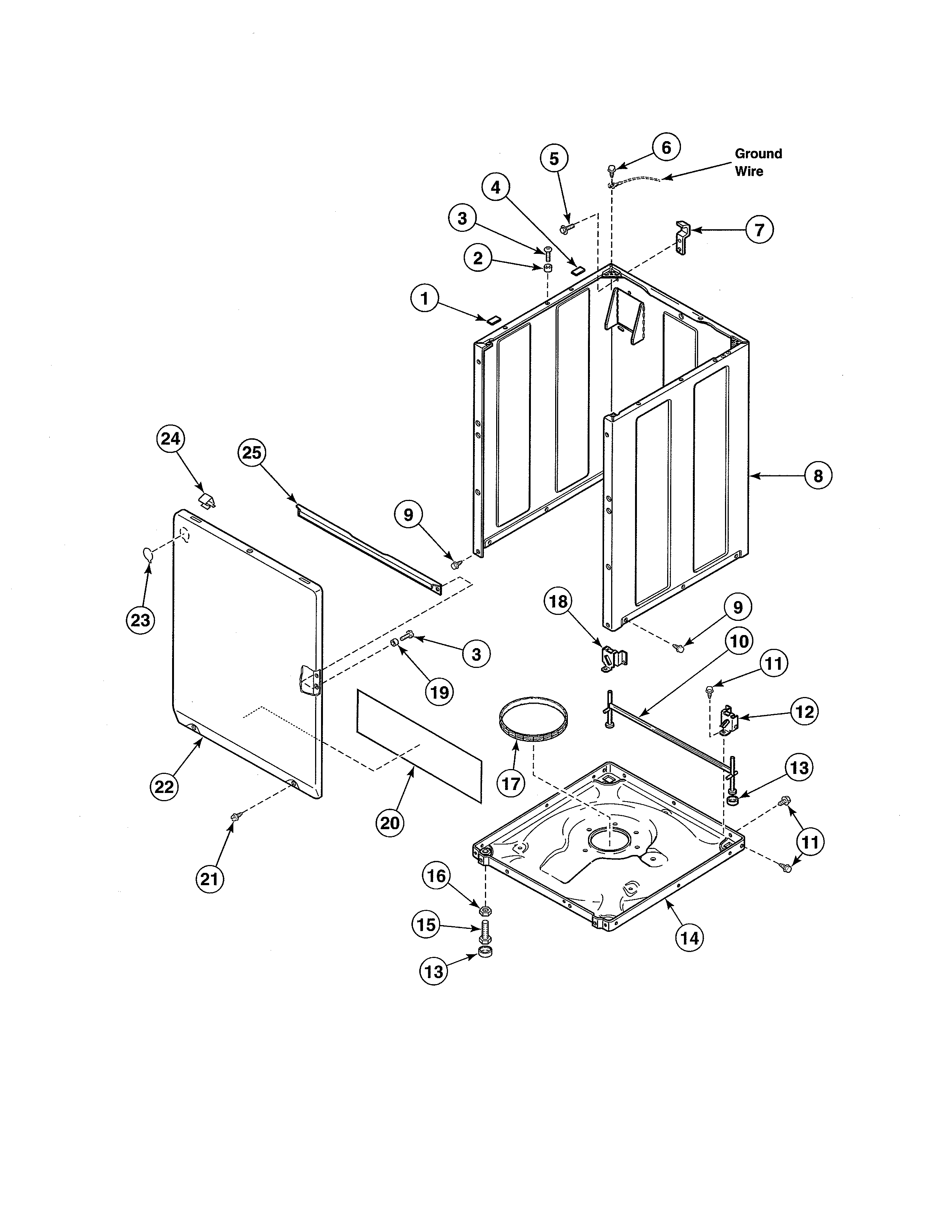 FRONT PANEL/BASE ASSY/CABINET KIT