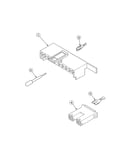 Mixing valve/motor connection block