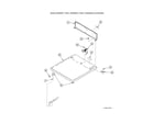 Alliance AFB50RSP111TW01 cabinet top/control hood rear panel diagram