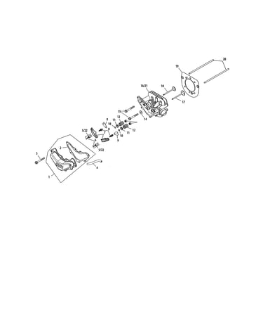 Head/valve/breather