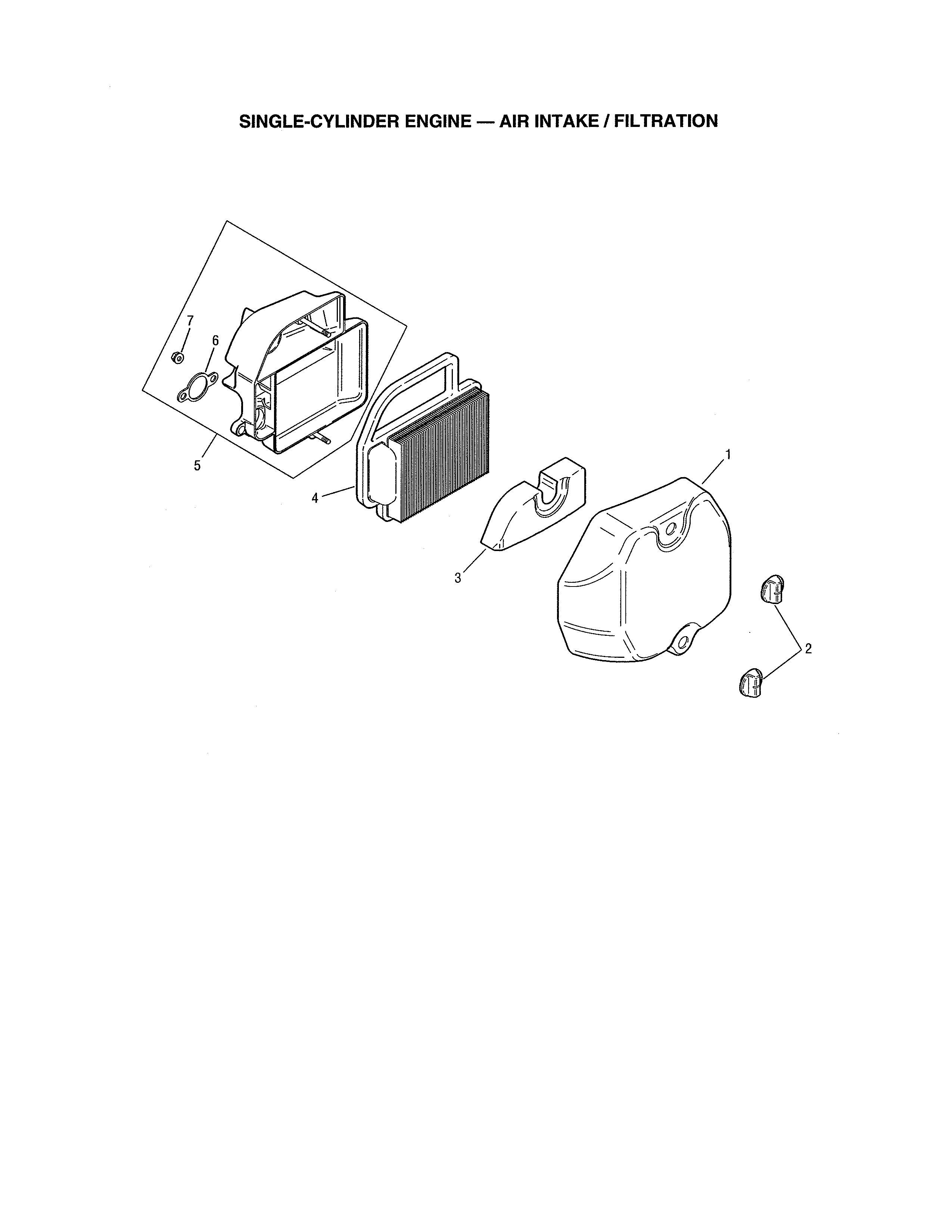 Air intake/filtration