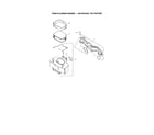 Kohler 752KSV6009 air intake/filtration diagram