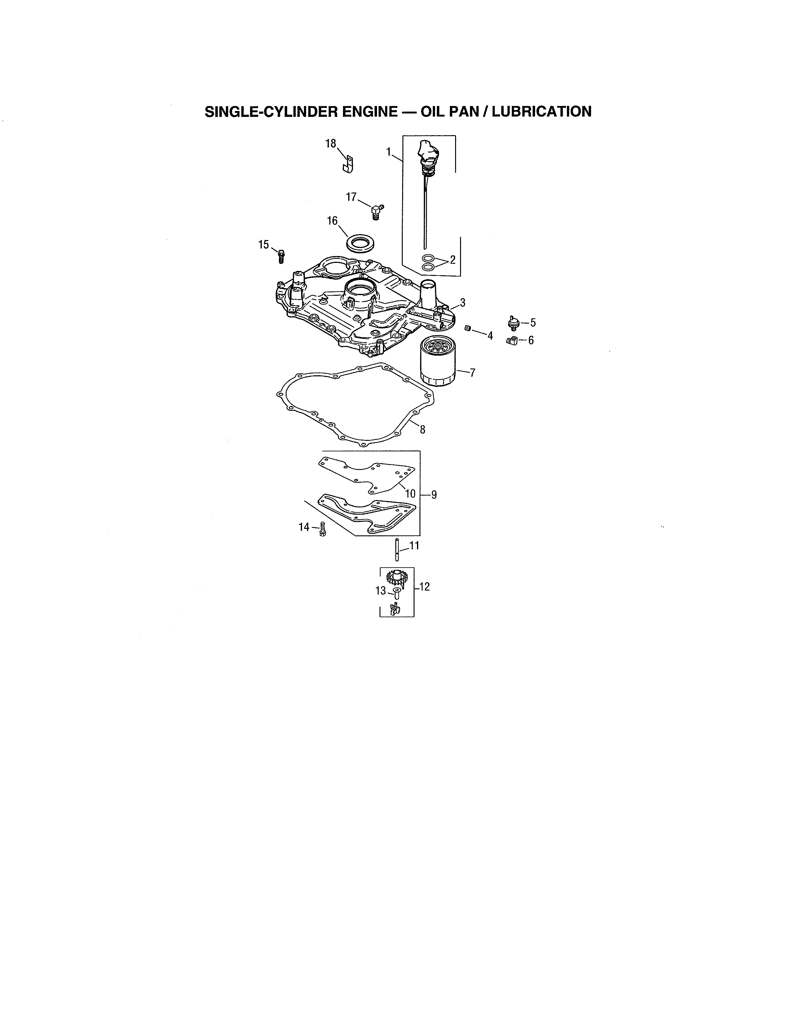 Oil pan/lubrication