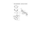 Kohler 752KSV5903 air intake/filtration diagram