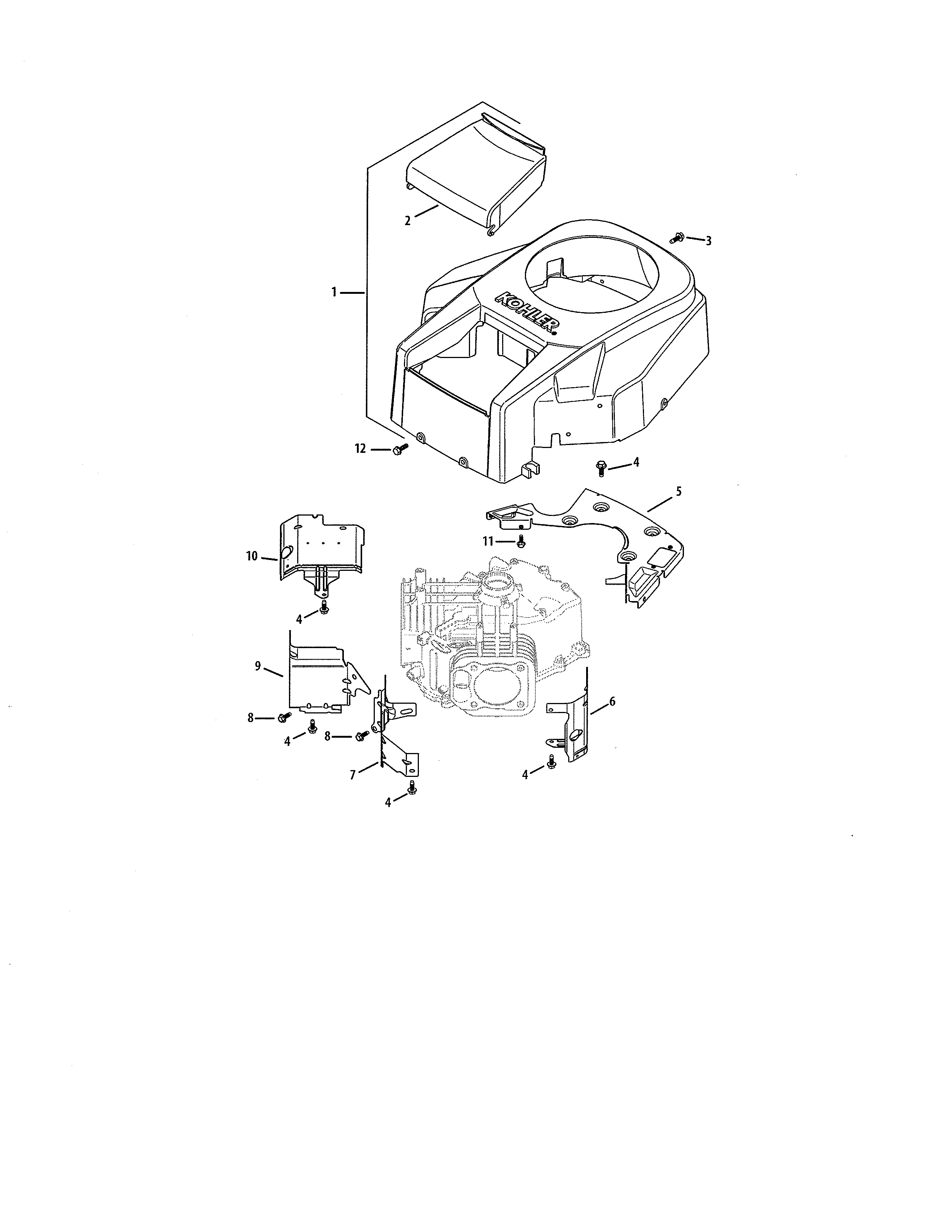 Blower housing/baffles