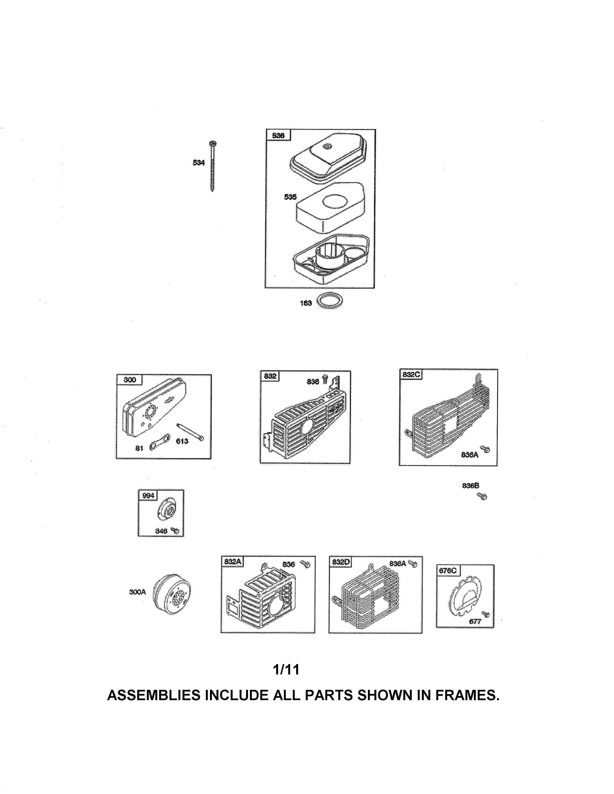 Air cleaner/exhaust
