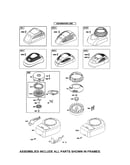 Blower housing/shroud/flywheel