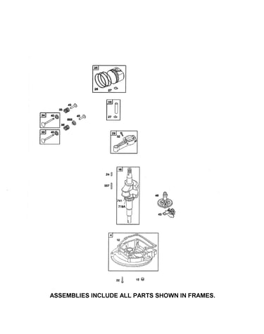Camshaft/crankcase/crankshaft