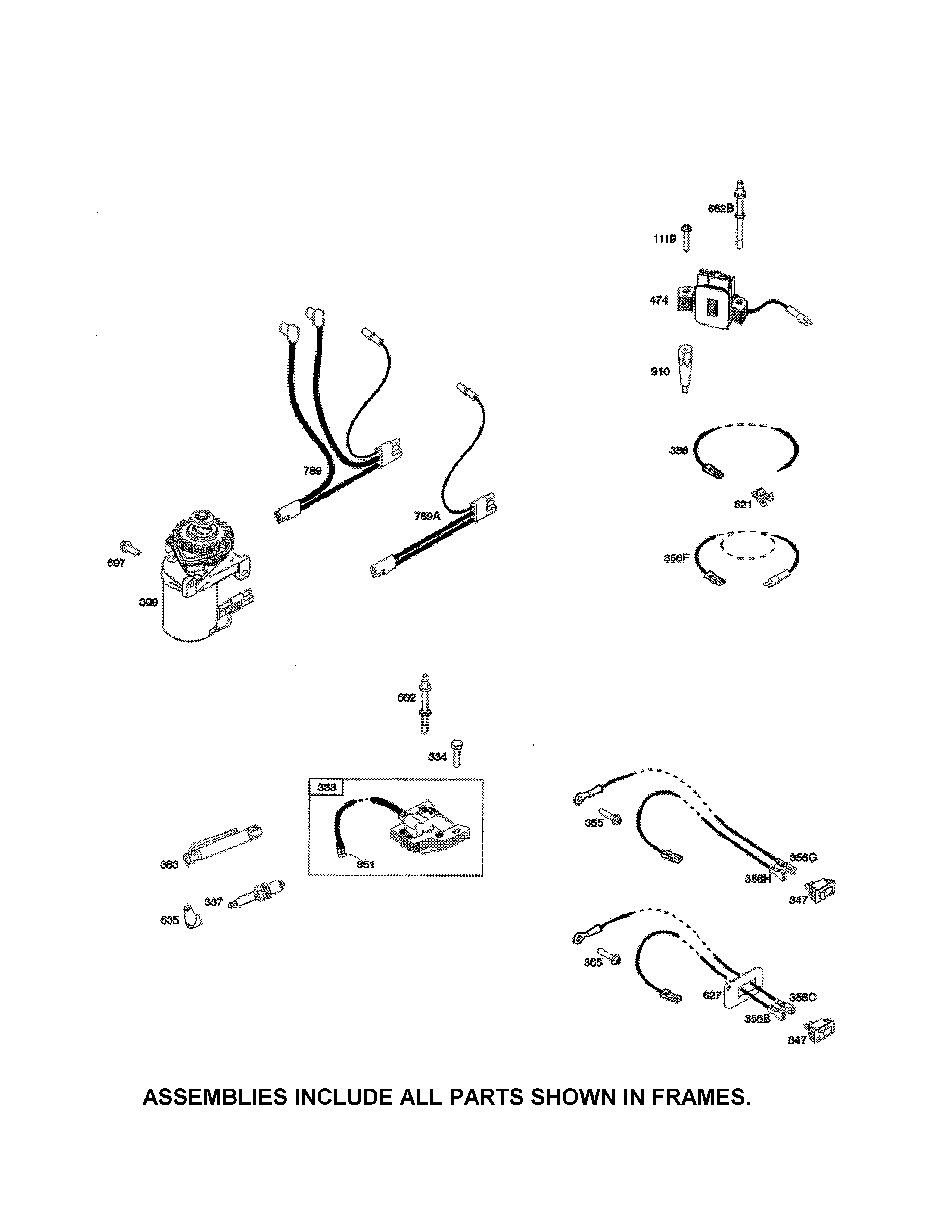 Alternator/starter/ignition